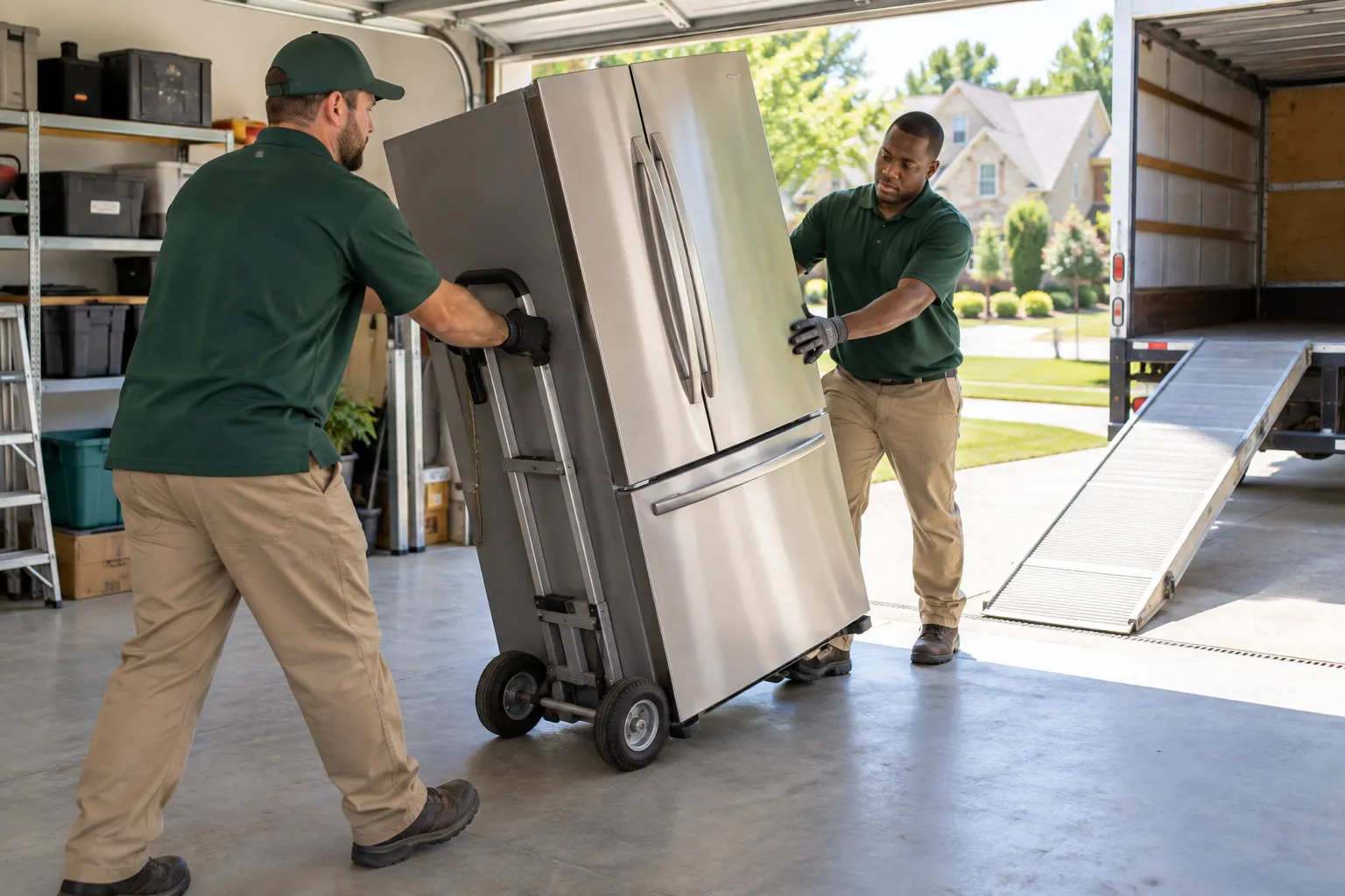 Appliance Removal crew at work