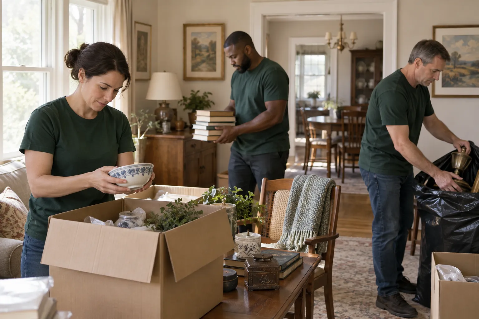 Estate Cleanout crew at work