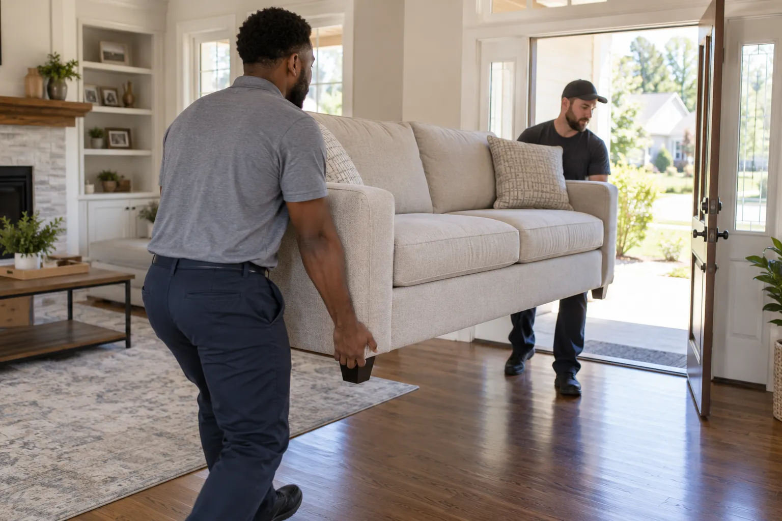 Furniture Removal crew at work